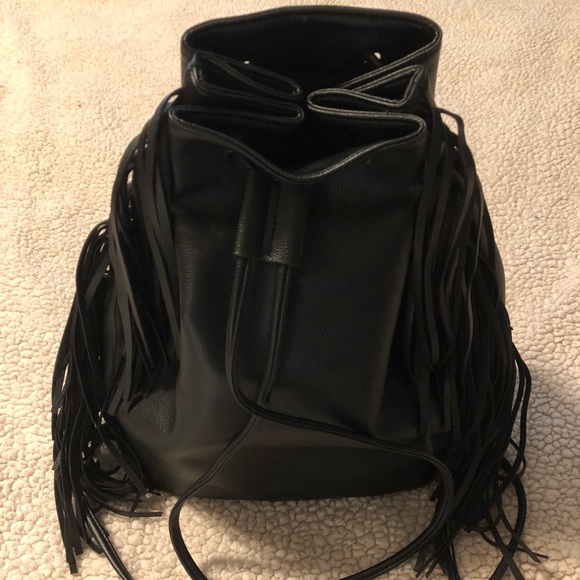 Victoria’s Secret Black Fringe Backpack - Picture 4 of 4